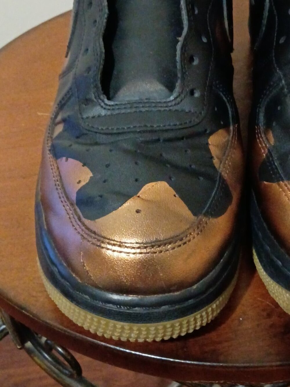 Nike Air Force 1 Low '07 Mens Size 11 Lifestyle Shoes Black Gum 2022 DZ4404-001 - Picture 6 of 13